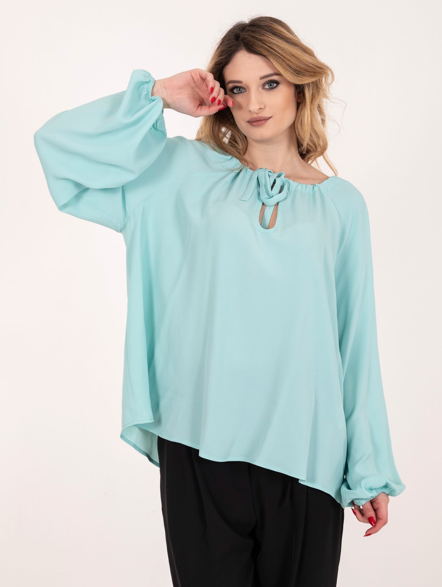 Blusa Meimeij in Misto Seta Tiffany