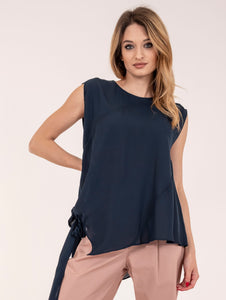 Blusa Smanicata Meimeij Navy