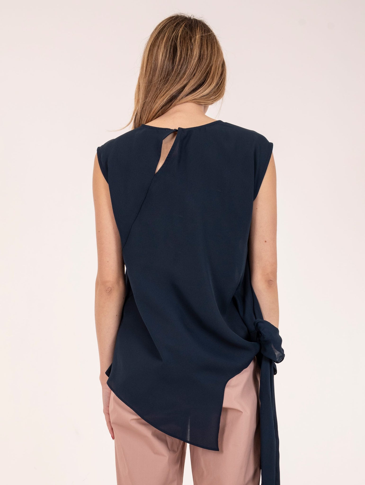 Blusa Smanicata Meimeij Navy