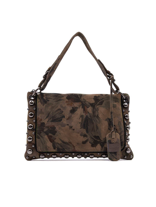 Borsa Alessia Santi con Stampa e Borchie