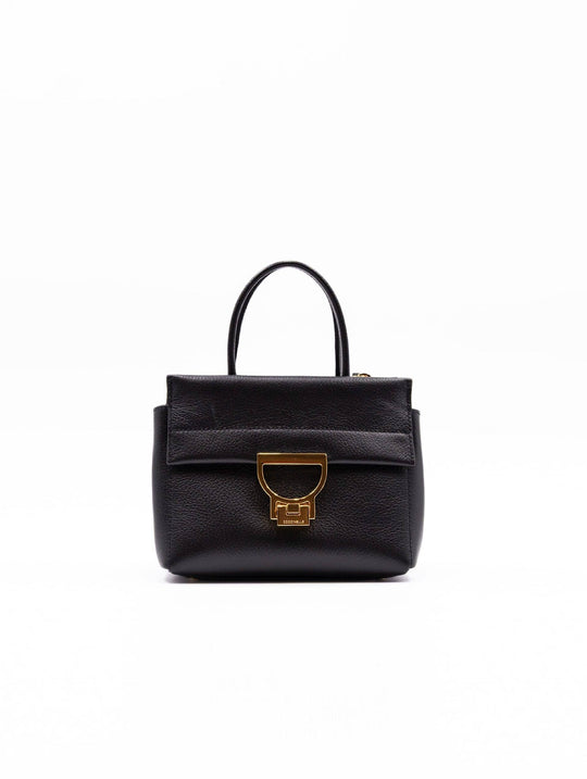 Borsa Arlettis Small Coccinelle in Pelle Nera