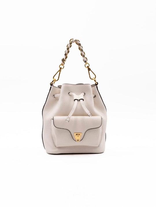 Borsa Beat Generation Small Coccinelle in Pelle Perla