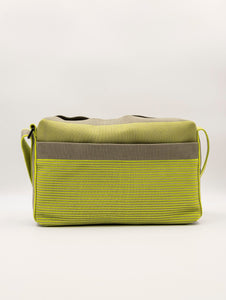 Borsa Bicolorrips Fri-Yay in Maglia Fango e Lime