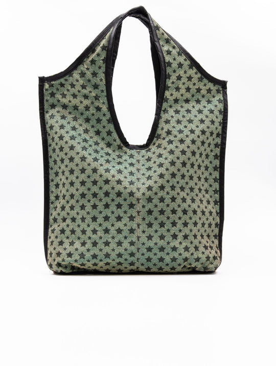 Tasche City L'aura Sterne Grün