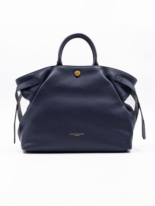 Claudette Bag by Gianni Chiarini in Navy Leather