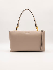 Borsa Coccinelle Arlettis in Pelle Martellata Beige