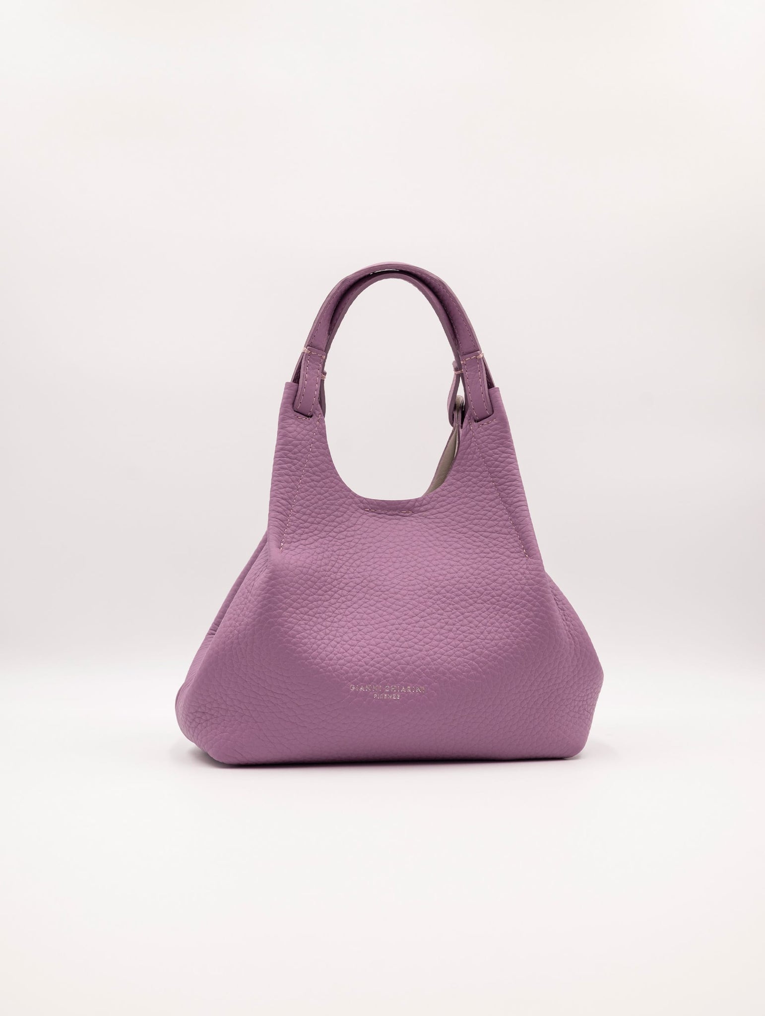 Borsa Dua Gianni Chiarini in Pelle Martellata Viola