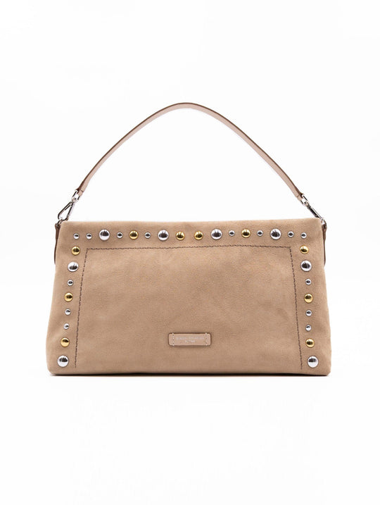 Borsa Elisa Gianni Chiarini in Suede Nude