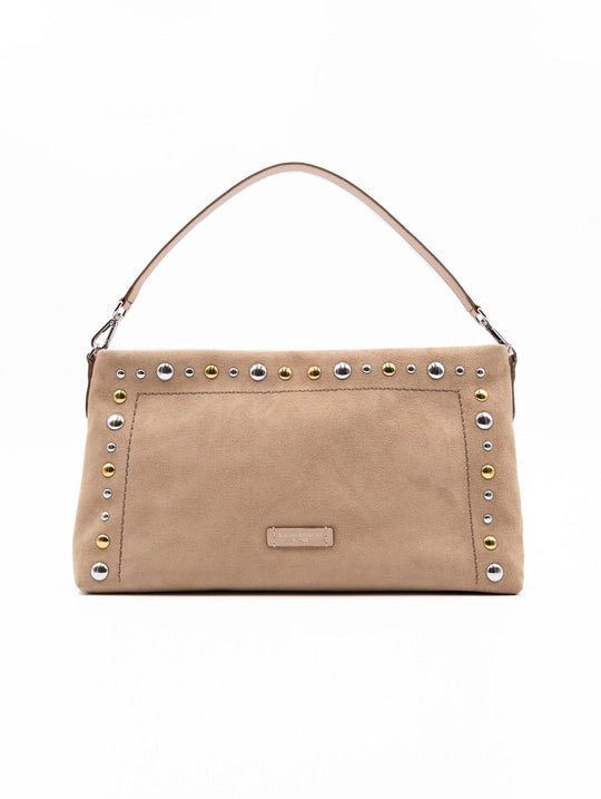 Elisa Bag by Gianni Chiarini in Nude Suede
