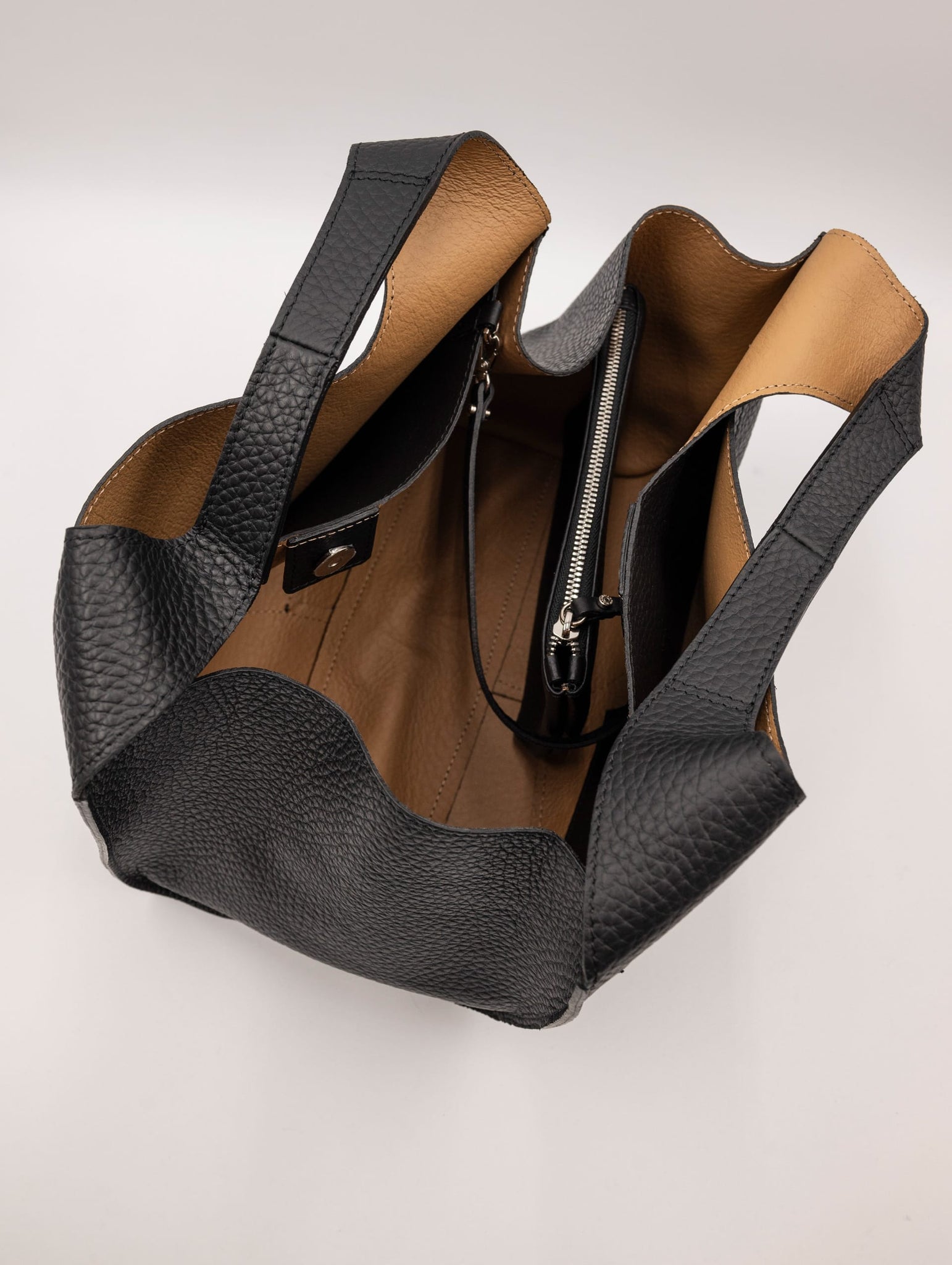 Borsa Euforia Gianni Chiarini in Pelle Martellata Nero