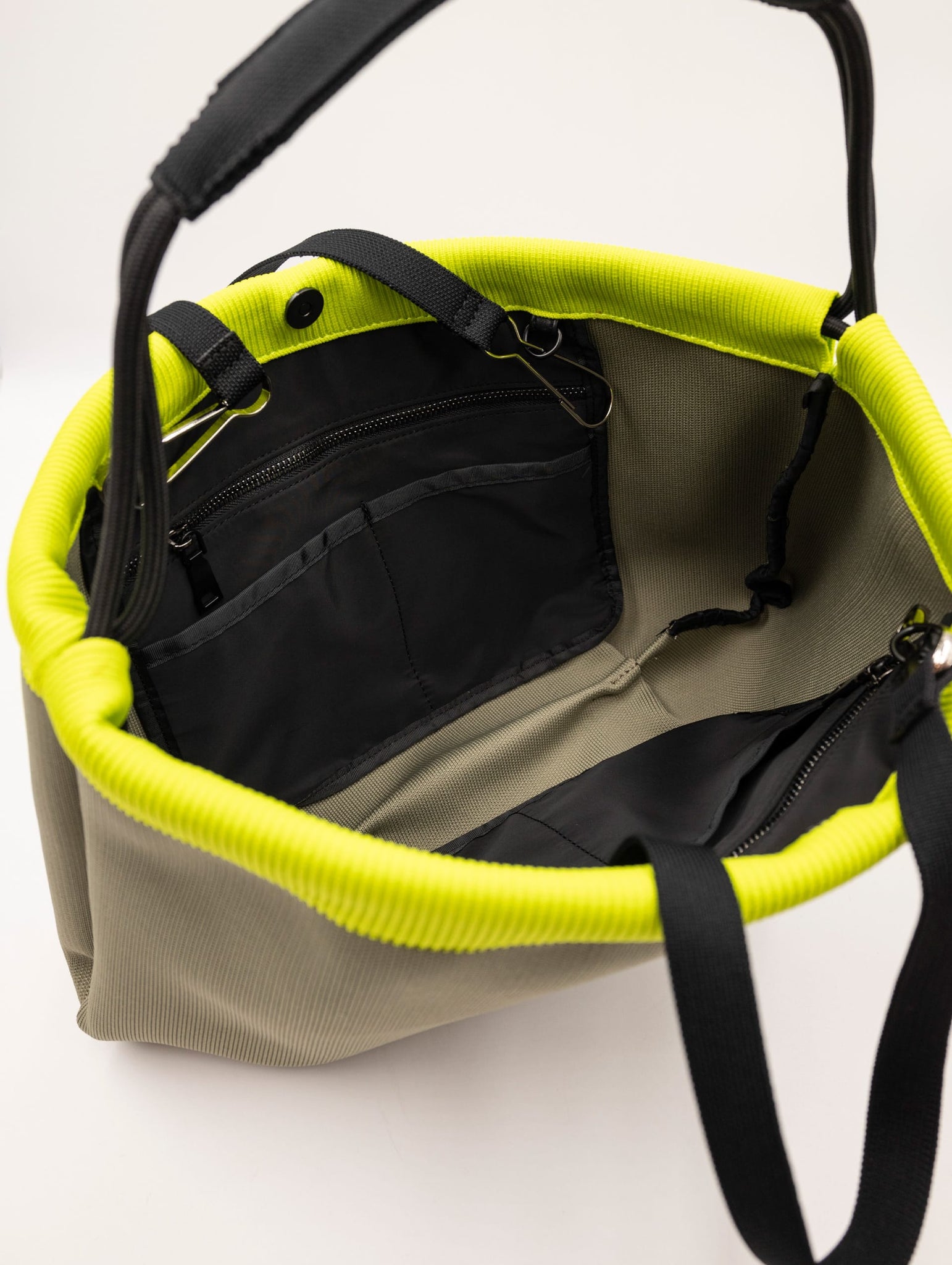 Borsa Fri-Yay Bean in Maglia Salvia e Lime