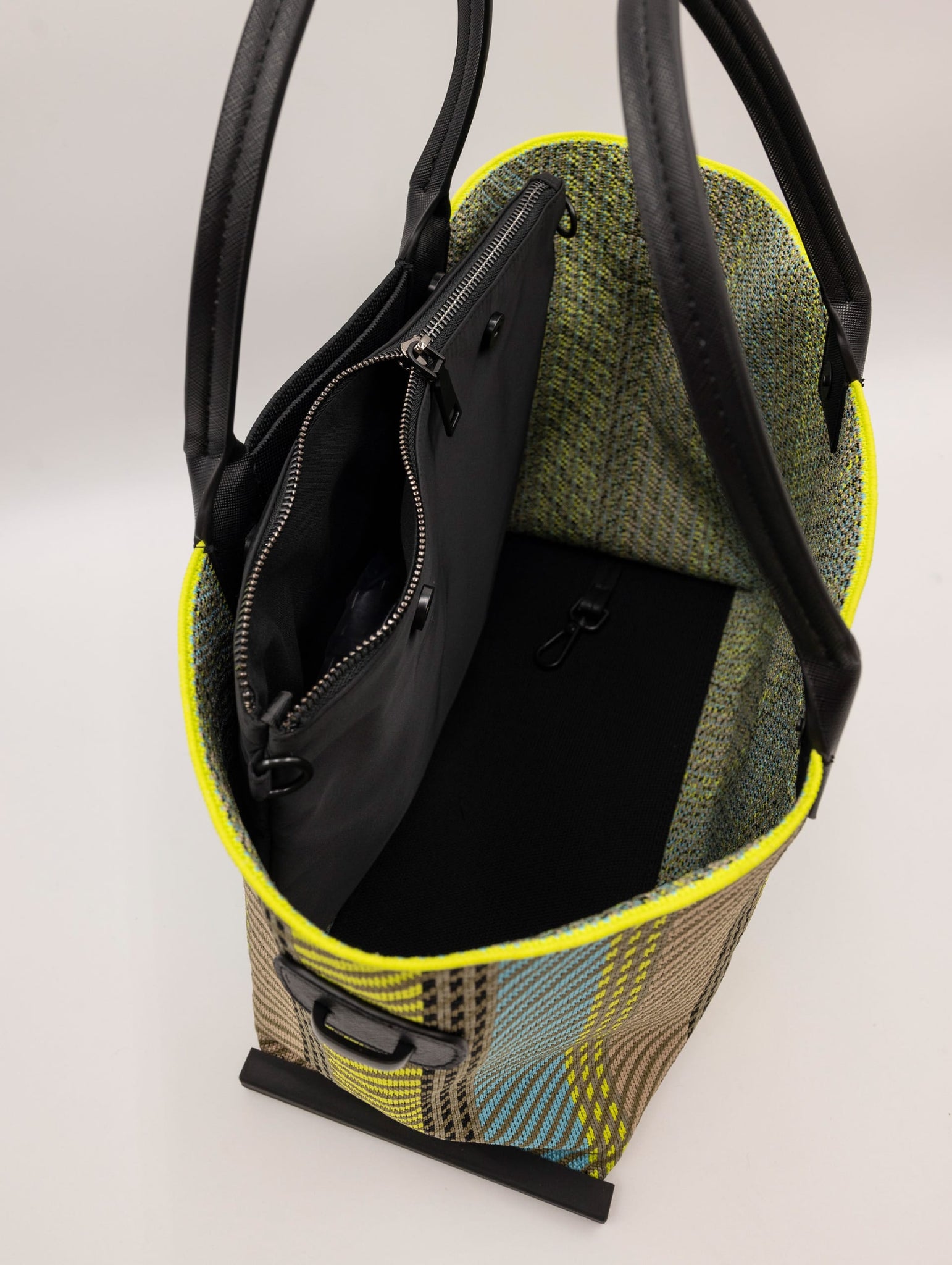 Borsa Fri-Yay Marta in Maglia Fango e Lime