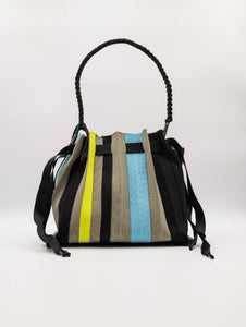 Borsa Fri-Yay Sara in Maglia Plissè Multicolor