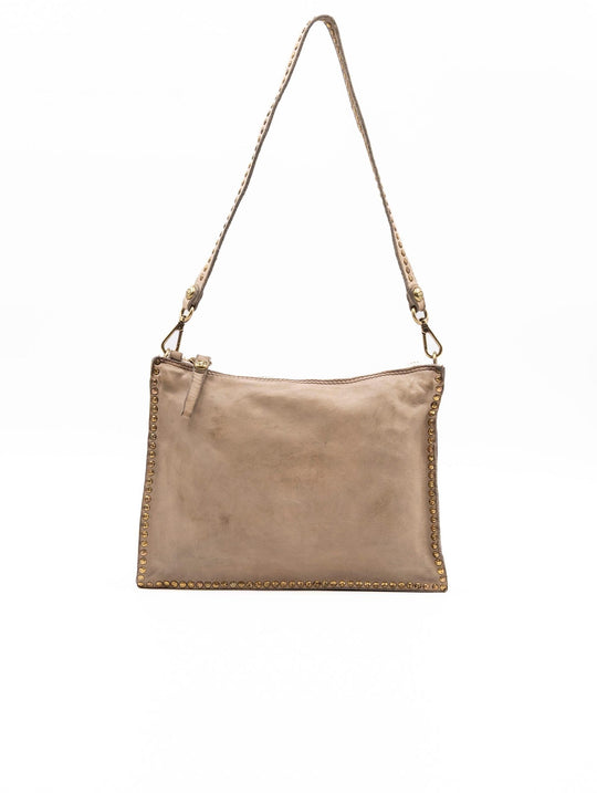 Kura Campomaggi Bag with Strap and Studs in Ice Leather