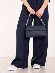 Borsa Longuette Missy Orciani in Pelle Martellata Blue Navy