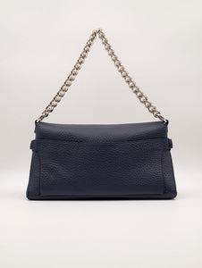 Borsa Longuette Missy Orciani in Pelle Martellata Blue Navy