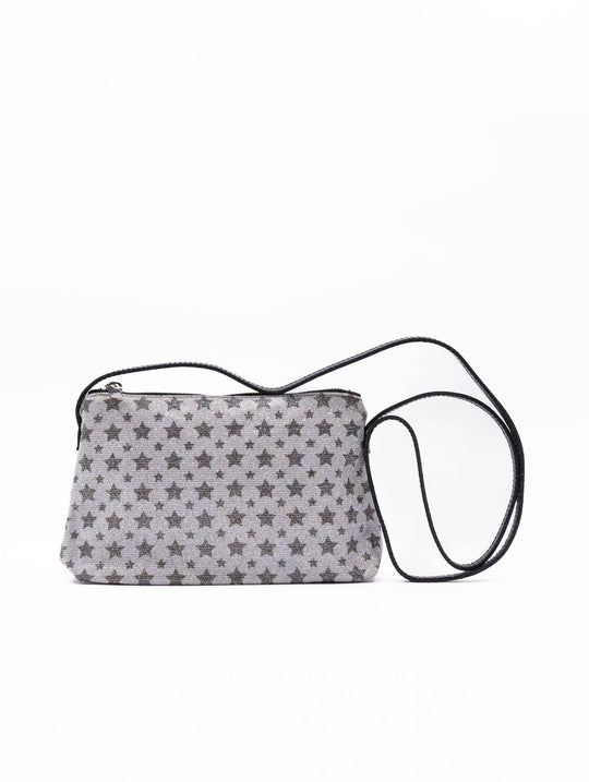 Borsa Manuela L'aura Stelle Argento