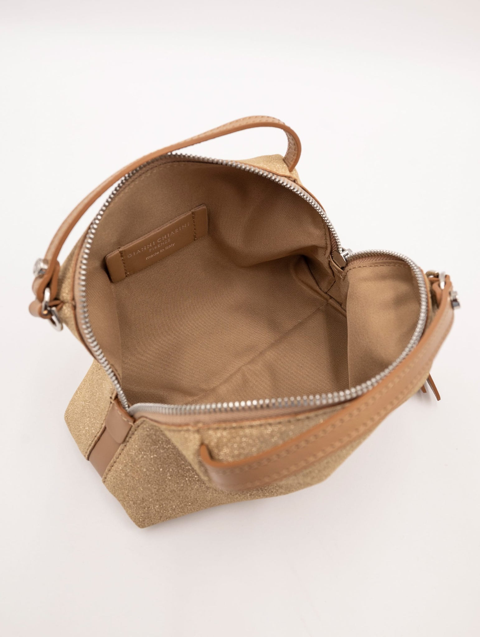 Borsa Mini Alifa Gianni Chiarini in Pelle Lurex Oro