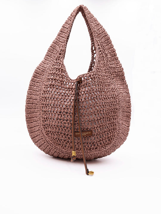 Borsa Nefeli Gianni Chiarini in Paglia Blush
