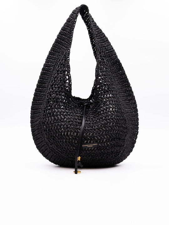 Borsa Nefeli Gianni Chiarini in Paglia Nera