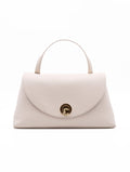 Borsa Nikla Medium Coccinelle in Pelle Martellata Perla
