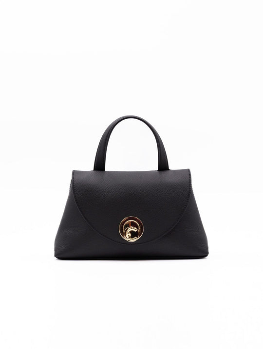 Borsa Nikla Mini Coccinelle in Pelle Martellata Nera