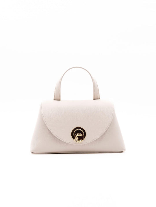 Borsa Nikla Mini Coccinelle in Pelle Martellata Perla