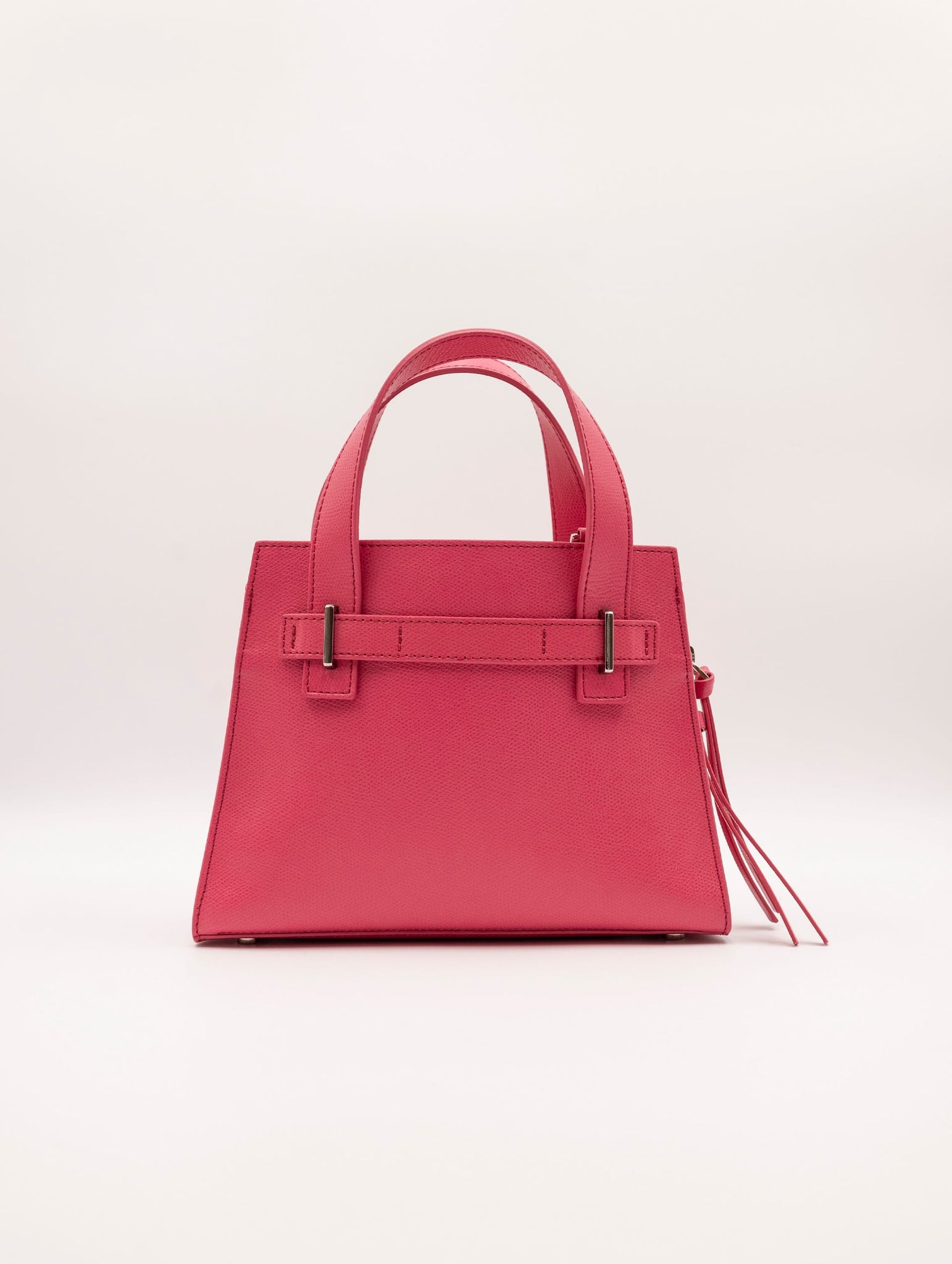 Borsa Orciani Posh S Premium in Pelle Rosa