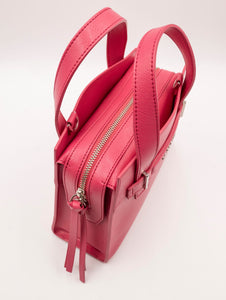 Borsa Orciani Posh S Premium in Pelle Rosa