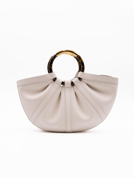Shell Medium Bag Coccinelle in Pearl Leather