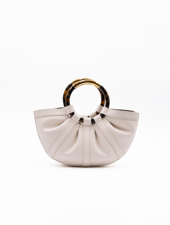 Borsa Shell Small Coccinelle in Pelle Perla