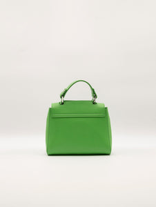 Borsa Sveva Vanity Orciani Mini a Mano in Pelle Liscia Verde