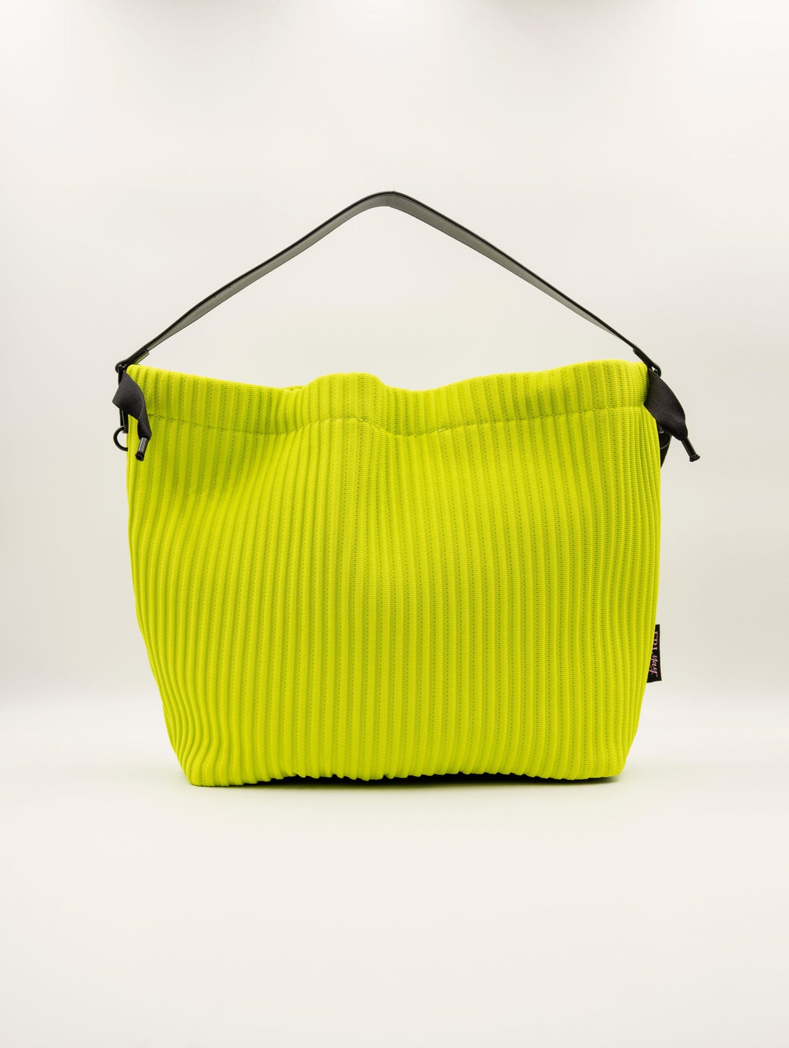 Borsa Zaino Fri-Yay in Maglia Plissè Lime