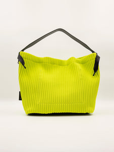 Borsa Zaino Fri-Yay in Maglia Plissè Lime