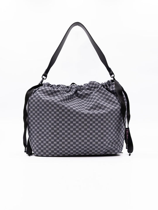 Borsa Zaino Fri-Yay in Tessuto Tecnico Grigio e Nero