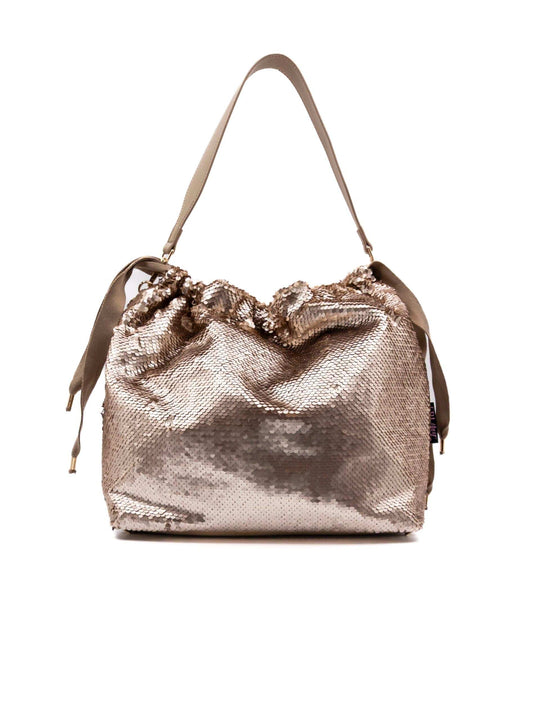 Fri-Yay Pailletten-Rucksack in Bronze