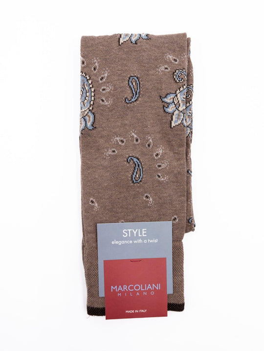 Calzini Marcoliani Milano Style in Cotone Pima Cappuccino
