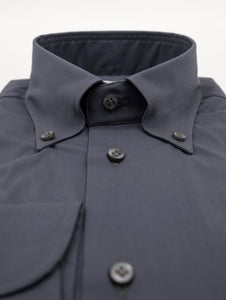 Camicia Borriello Napoli Button Down in Cotone Grigio