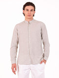 Camicia Caliban in Lino e Cotone Salvia