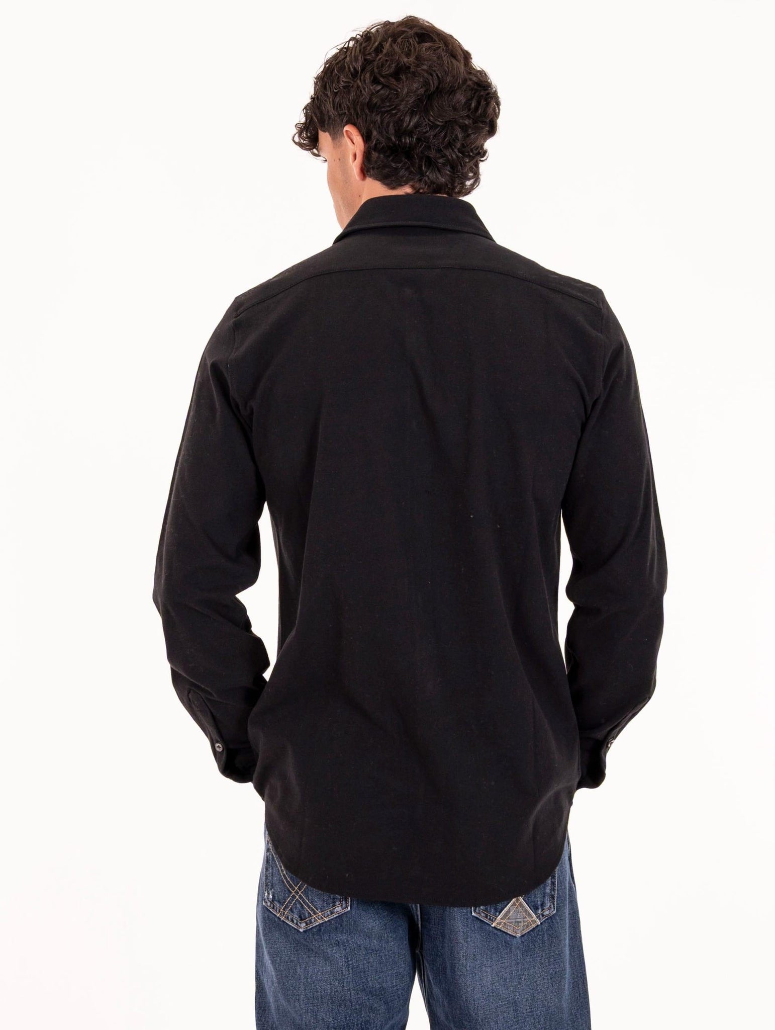 Camicia Circolo 1901 in Jersey Nero