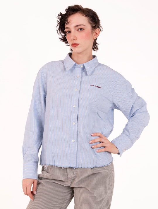 Camicia Elly Roy Roger's in Cotone Celeste