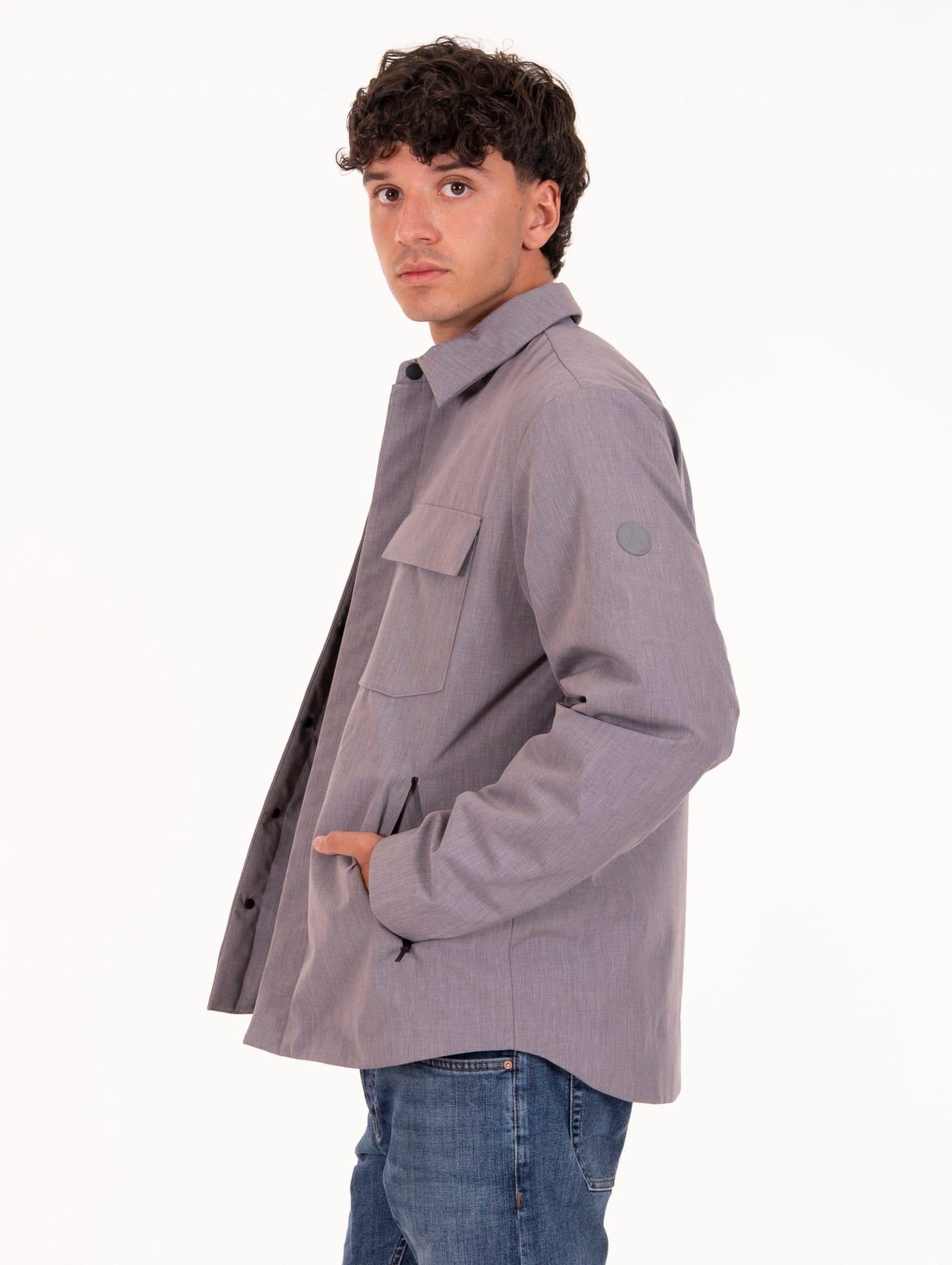 Camicia Kiso People of Shibuya Grigio