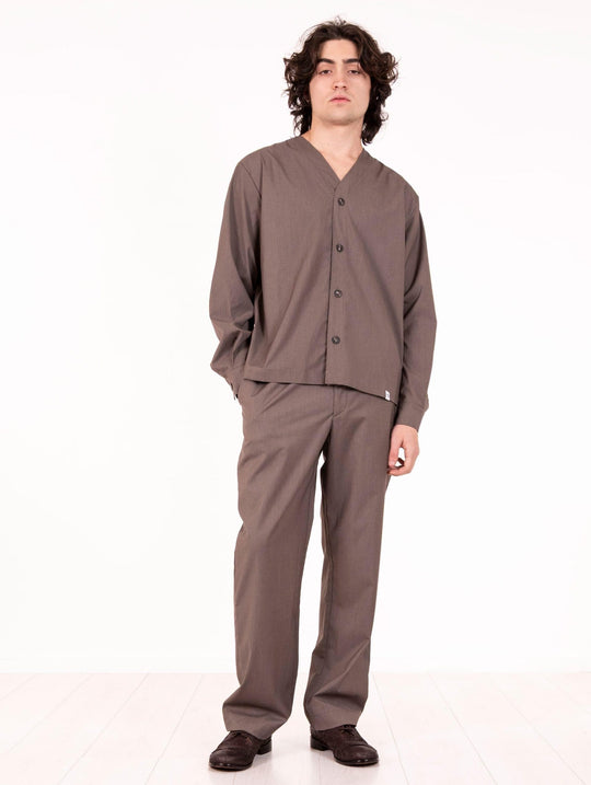 Woc Long Sleeve Shirt in Chocolate