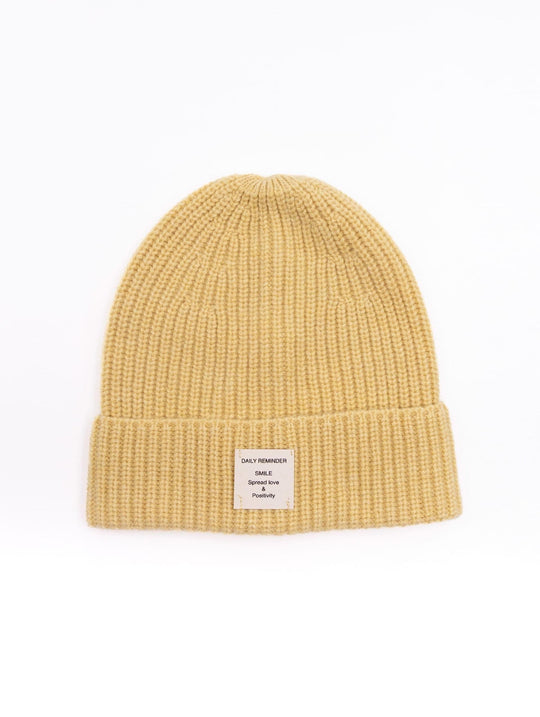 Cappello Daniele Fiesoli in Cashmere Giallo