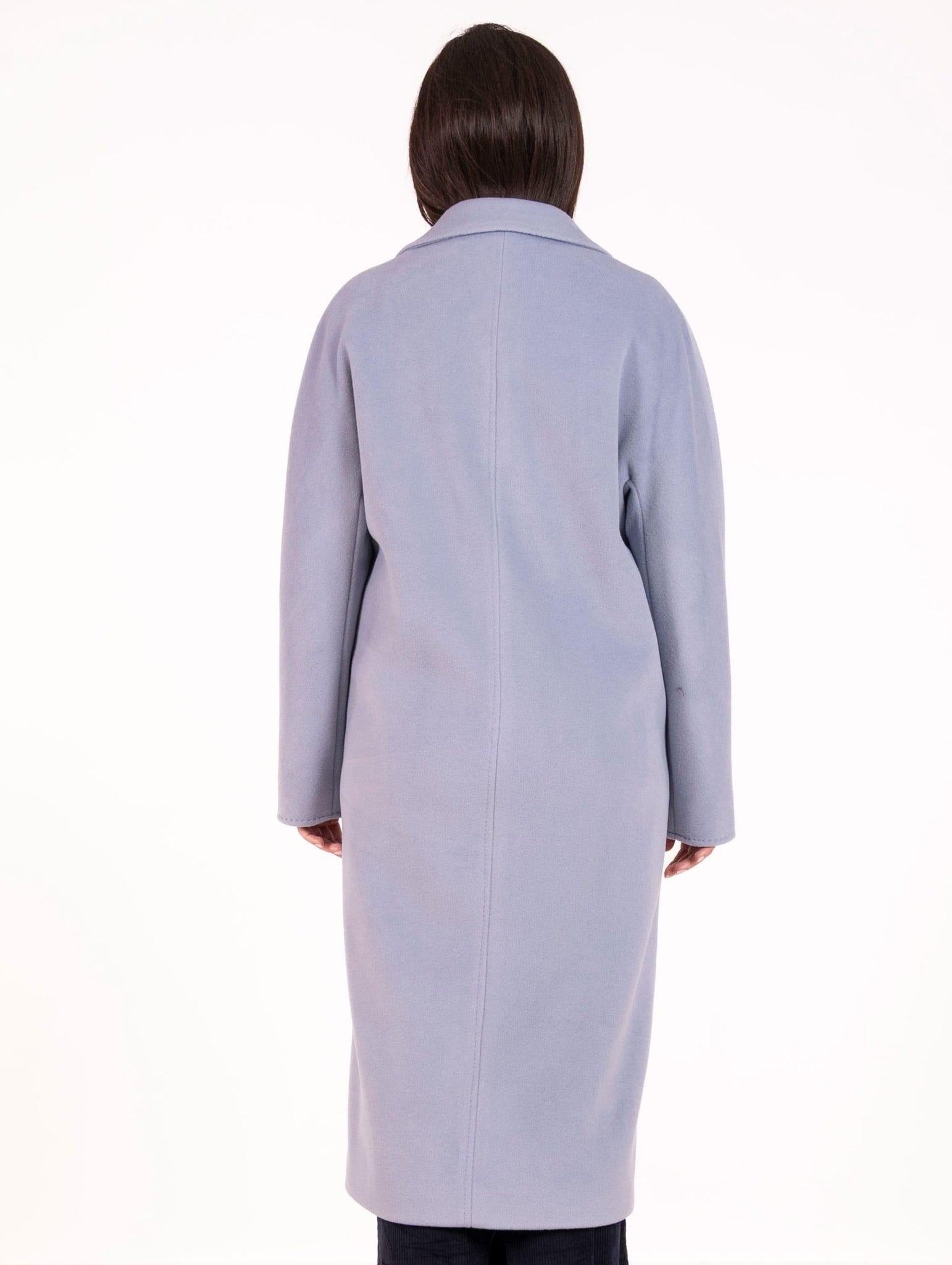 Cappotto Doppiopetto Fourstroke  in Lana e Viscosa Nuvola