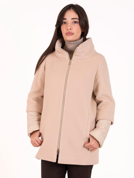 Cappotto Fourstroke in Lana Cachemire e Nylon Calce