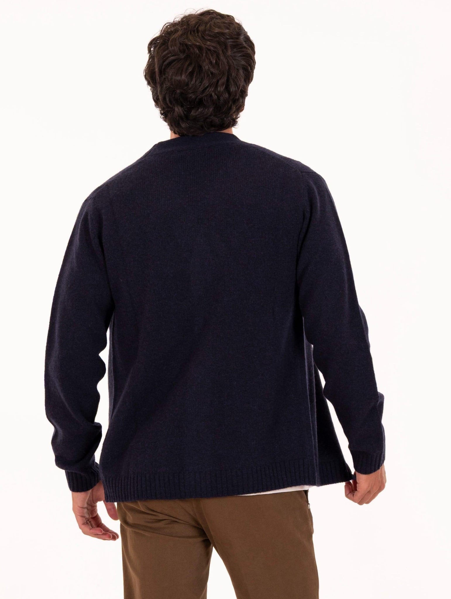 Cardigan Daniele Fiesoli in Eco Cashmere Blu