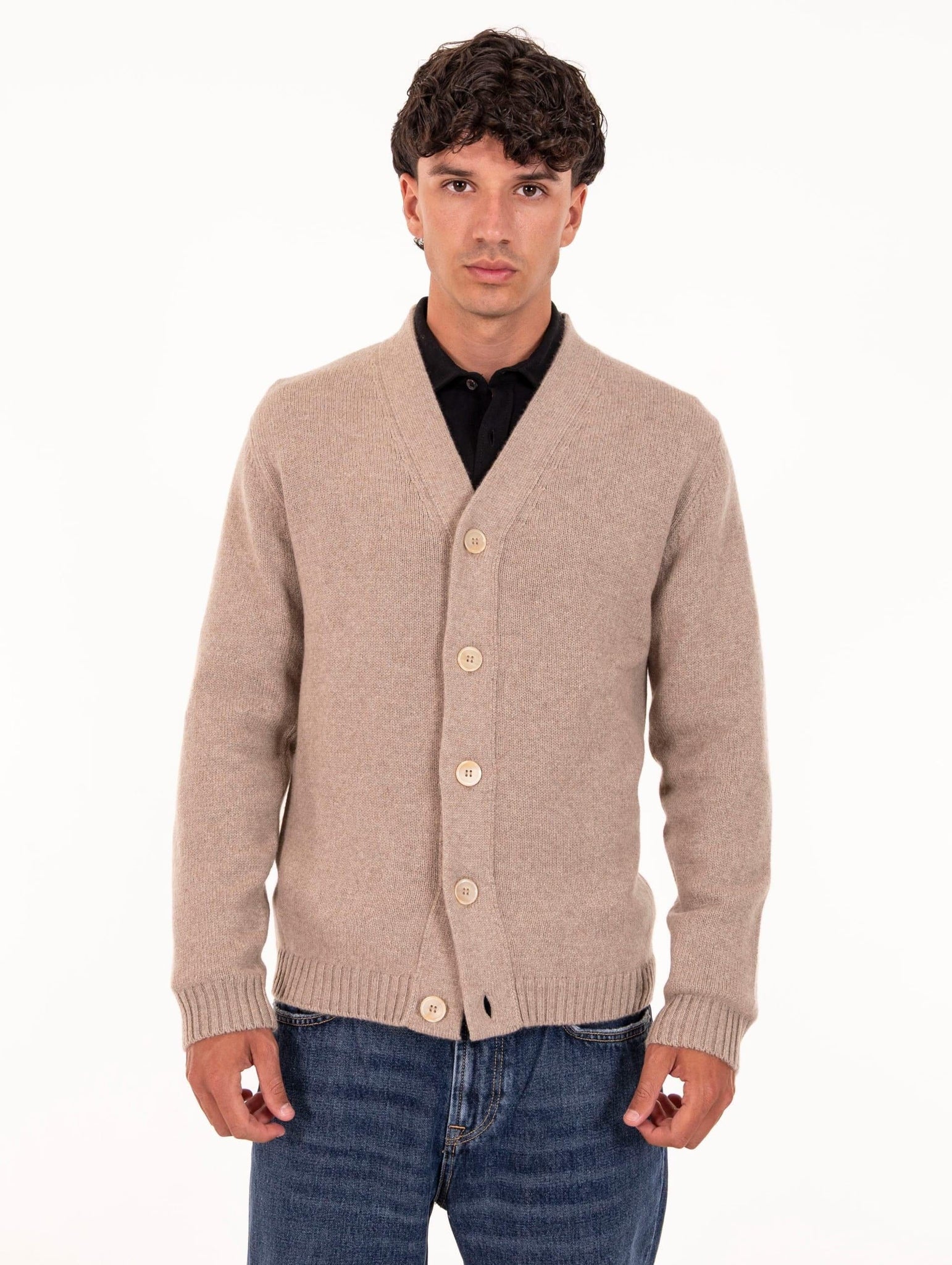 Cardigan Daniele Fiesoli in Eco Cashmere Corda