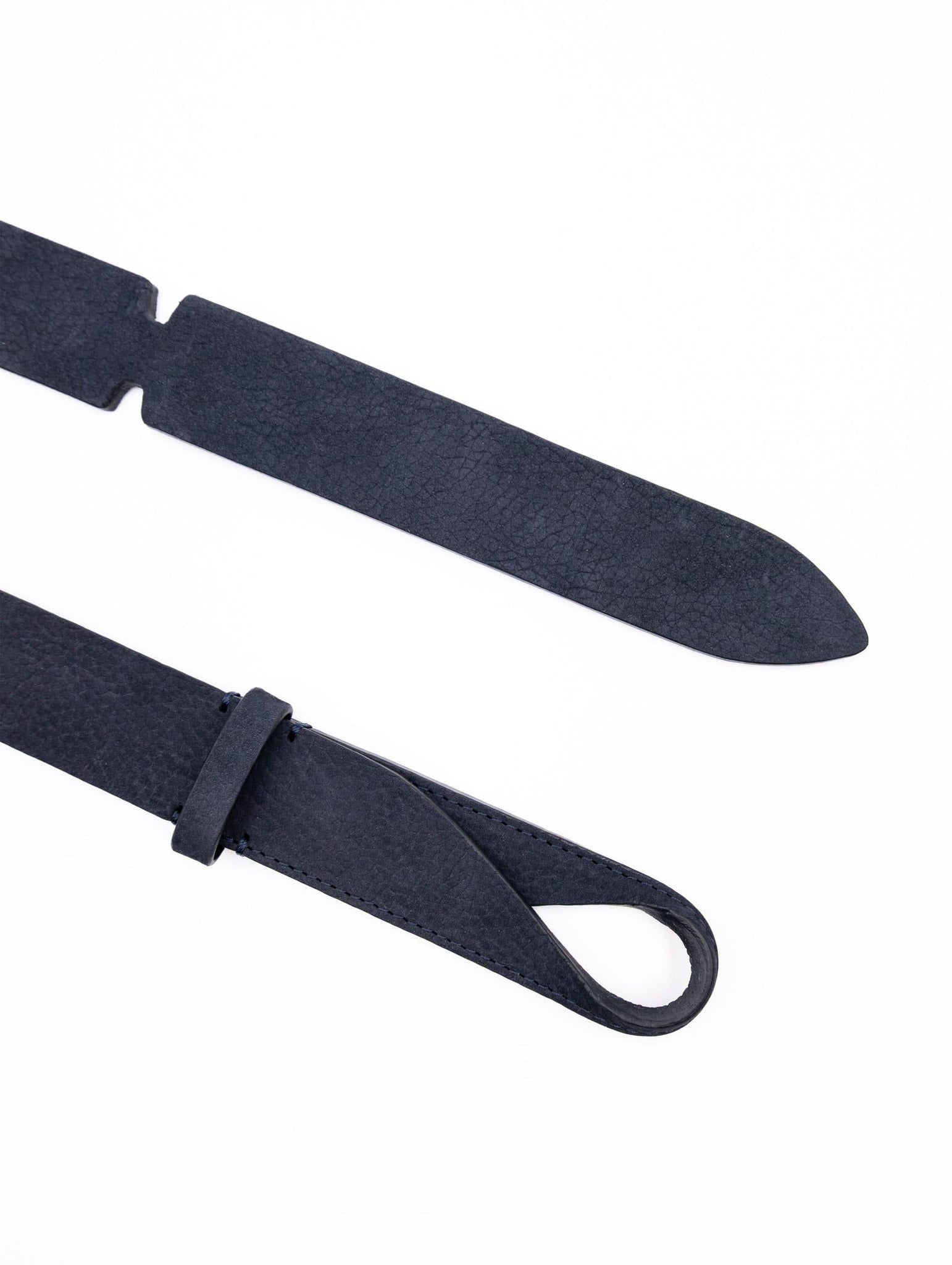 Cintura Nobuckle Orciani in Nabucco Blu Notte