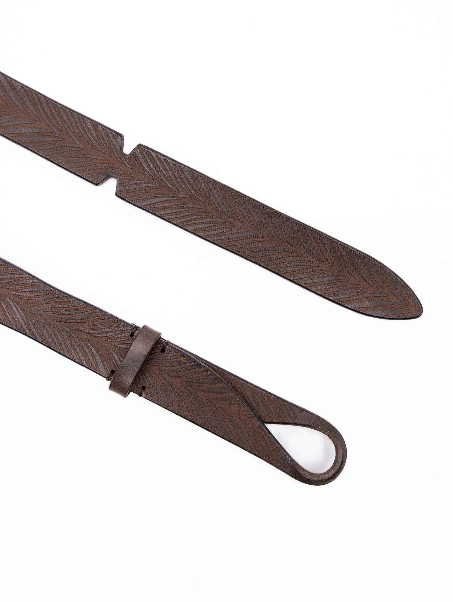 Cintura Nobuckle Orciani in Pelle Dive T. di Moro